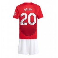 Manchester United Diogo Dalot #20 Replica Home Minikit 2024-25 Short Sleeve (+ pants)